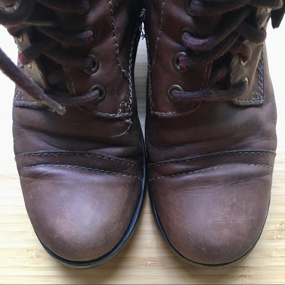 Duo VERSA Lace-up Leather Ankle Boots - Tan (5) - Picture 15 of 16